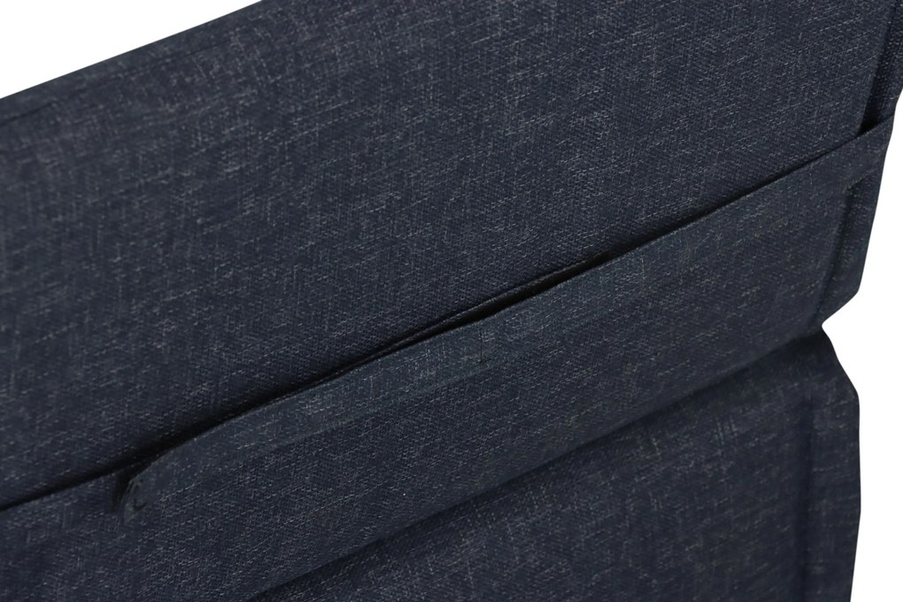 Stoff Yua Standenkussen Polyester Blauw