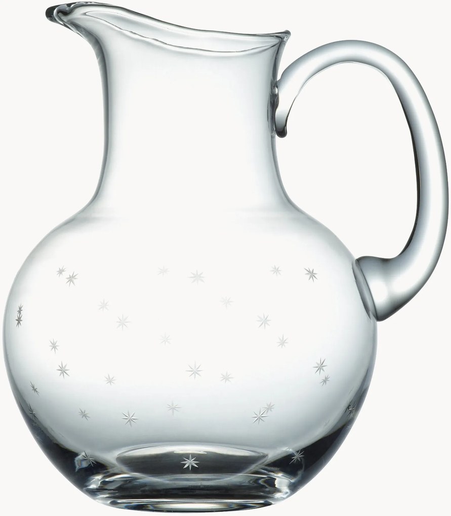 Mondgeblazen kristallen karaf Stars, 2 L