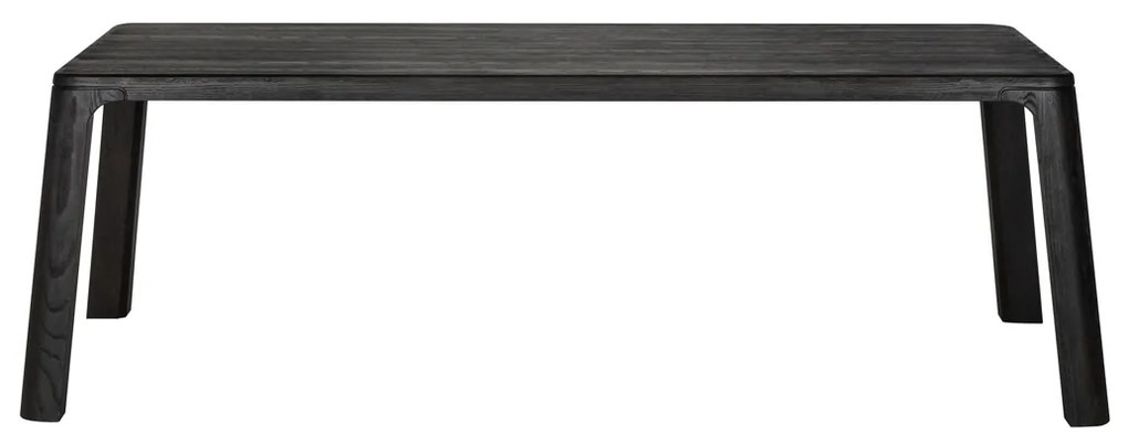Zwart Eiken Eettafel - 210 X 112cm.