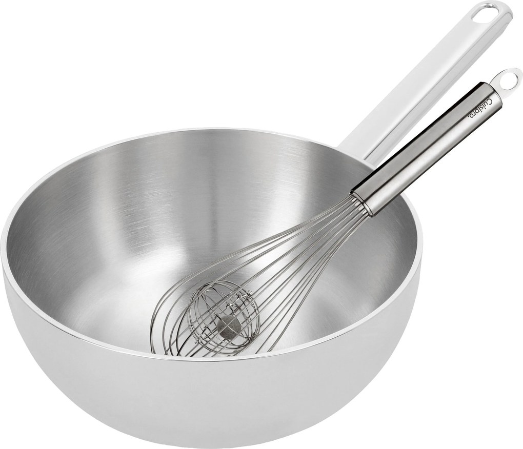 Demeyere Apollo 7 Sauteuse conisch met gratis duoklopper 20 cm / 2 l - Apollo 7 - Demeyere