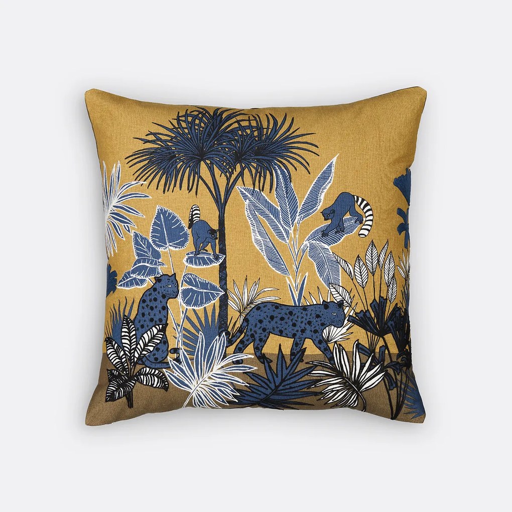 Geborduurde kussenhoes, 45x45 cm, Malacca