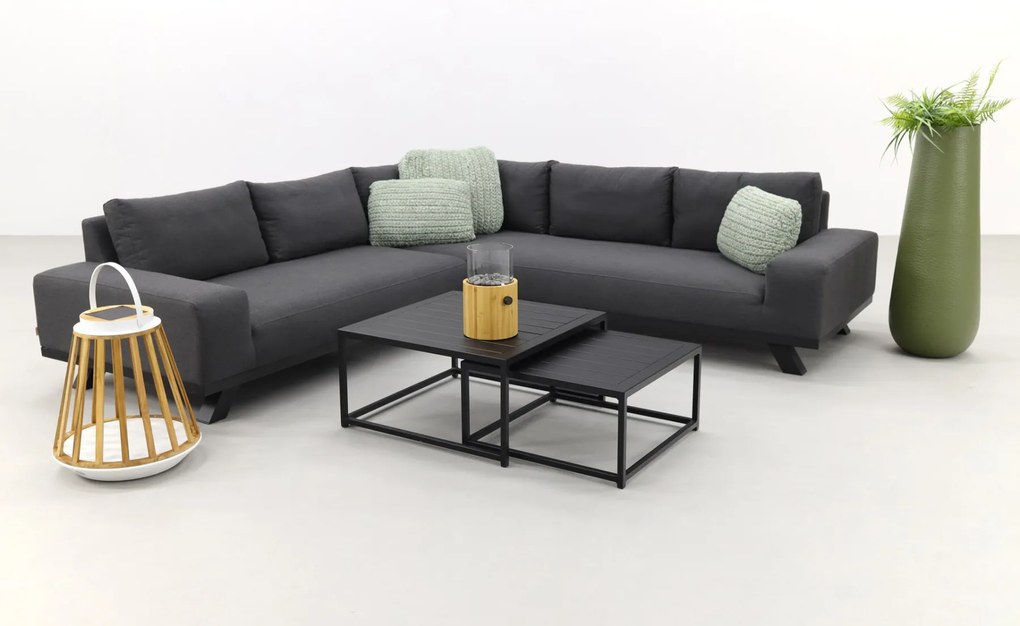 Barcelona/Royalty Sunbrella loungeset - Sooty - 4-delig OP=OP