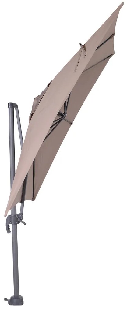 Garden Impressions Hawaii zweefparasol S 250 x 250 cm taupe