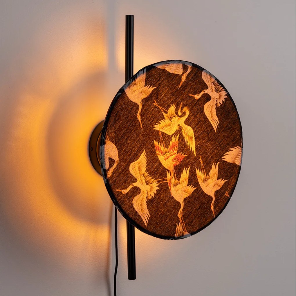 Wandlamp Japanse Kraanvogels