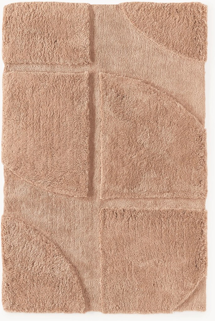 Pluizig hoog-laag vloerkleed Jade