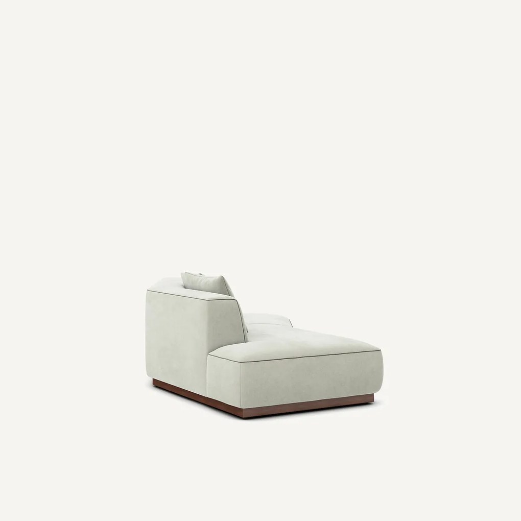 Halve bank links in stonewashed fluweel, JACOPO