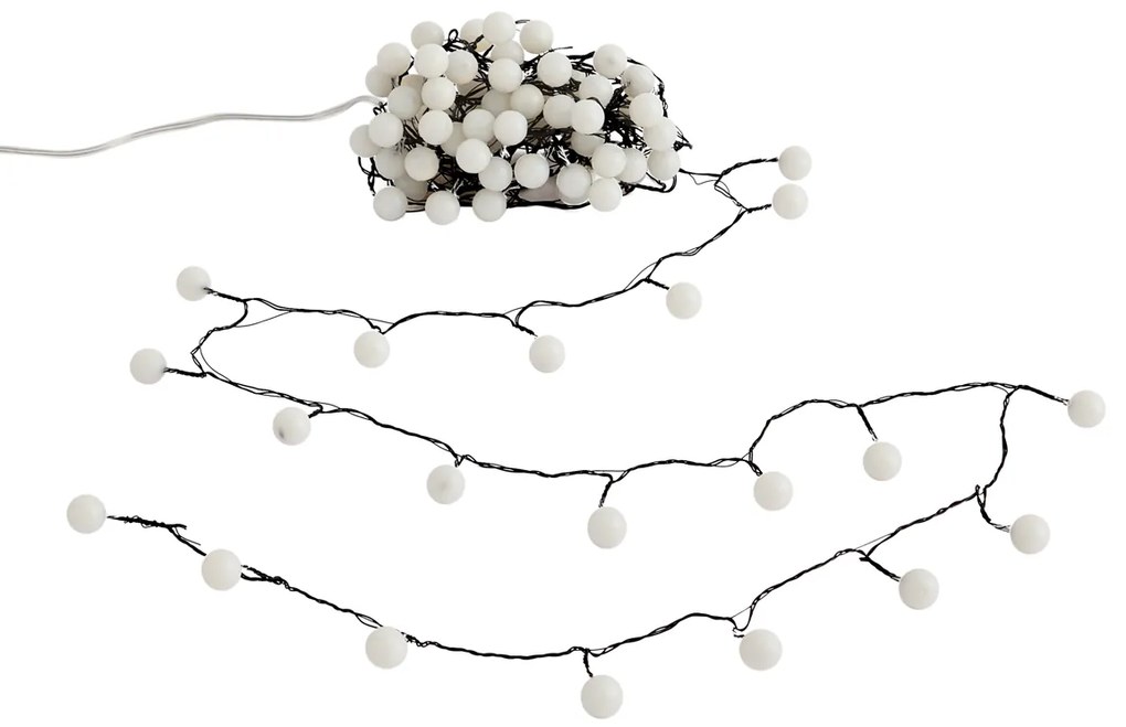 Kerst lichtsnoer groen met 100 LED's wit 5m IP44 - Dasher