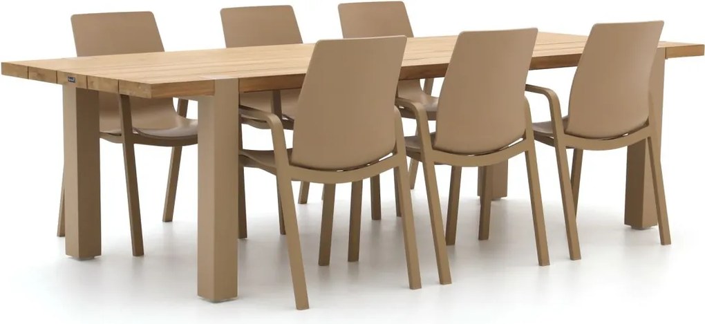 Diningset Hartman  | 6 personen | Tuinset teakhout | 7-delig | Kees Smit Tuinmeubelen