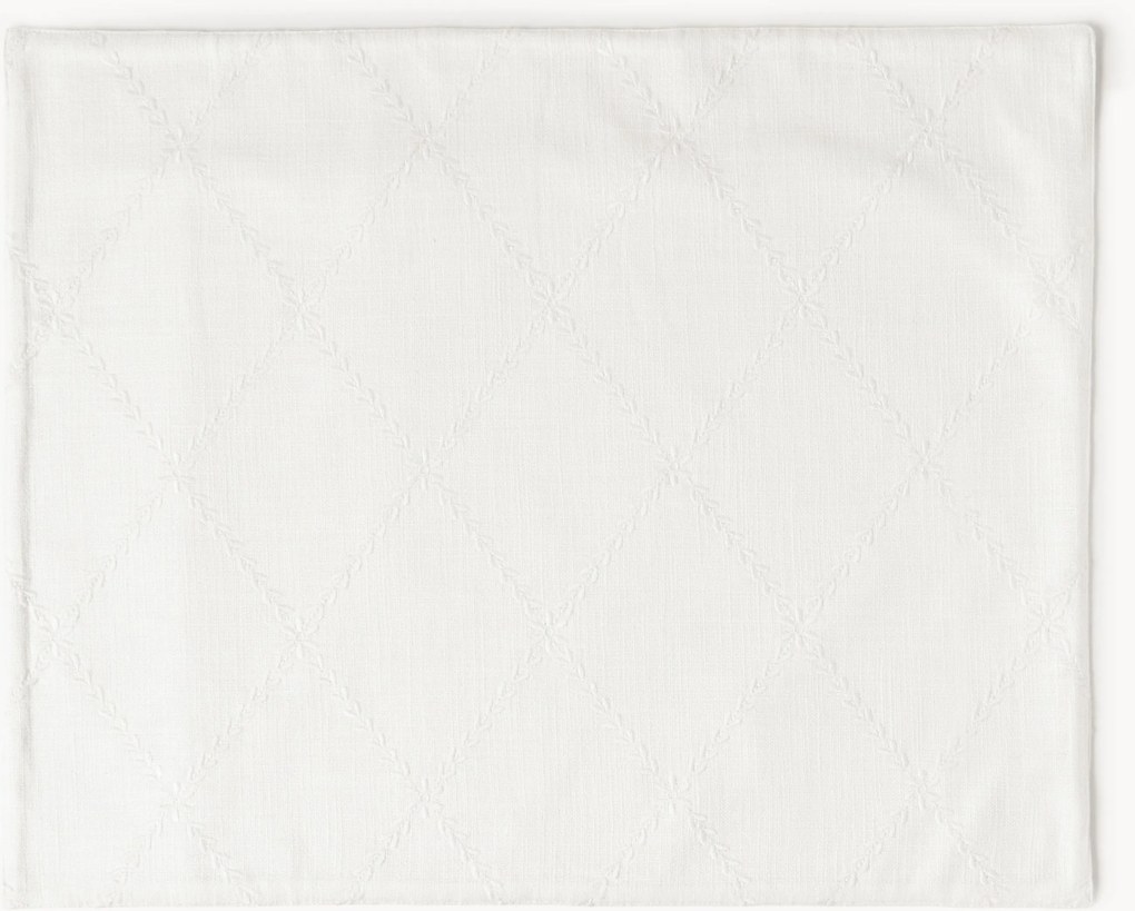 Geborduurde kerst placemats Hedda, 2-delig