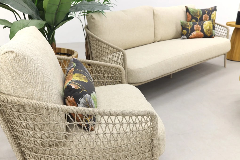 4 Seasons Puccini/Pablo stoel-bank loungeset incl. hocker - 6-delig
