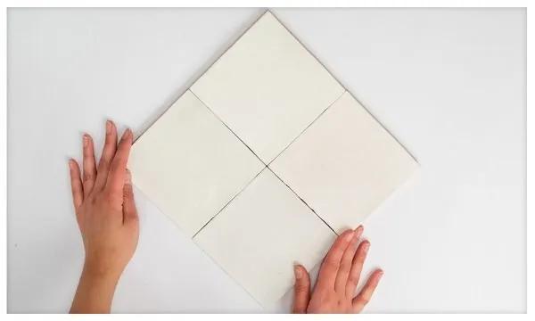 Vtwonen craft wandtegel 12.5x12.5cm egg white mat mat 1393548