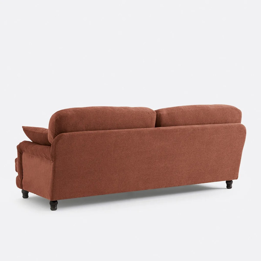 3 of 4-zitsbank van mêlée polyester, Noon