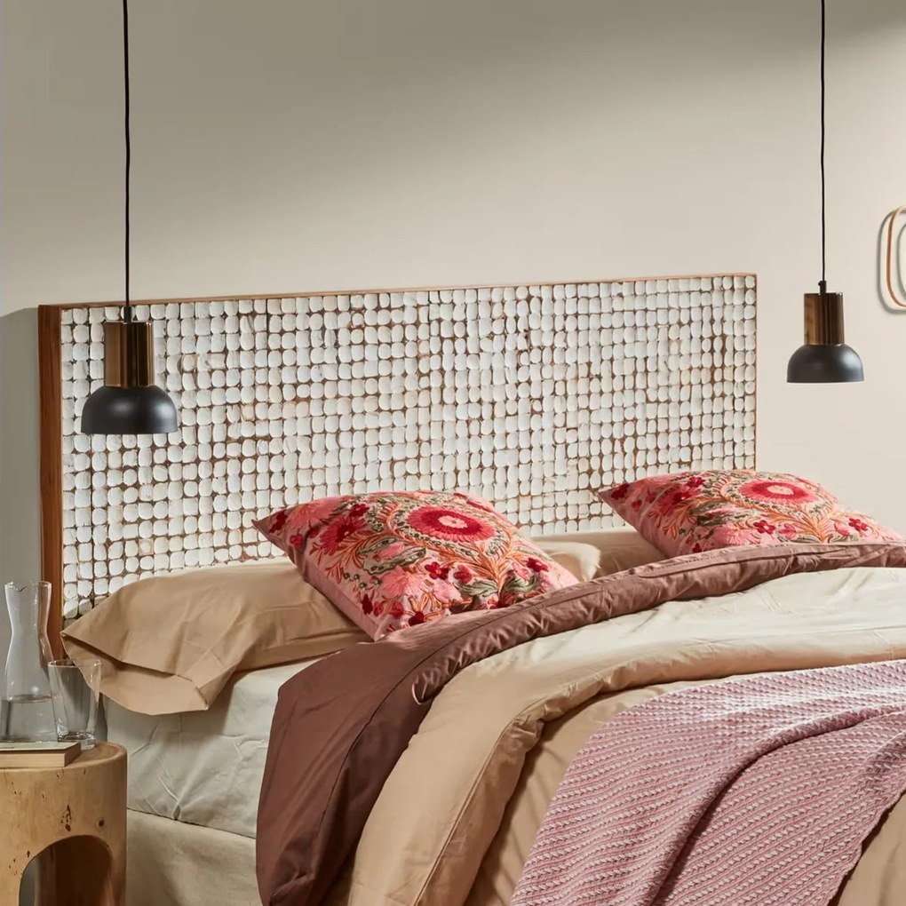 Kave Home Kron Houten Hoofdbord Aan De Muur 160 Cm