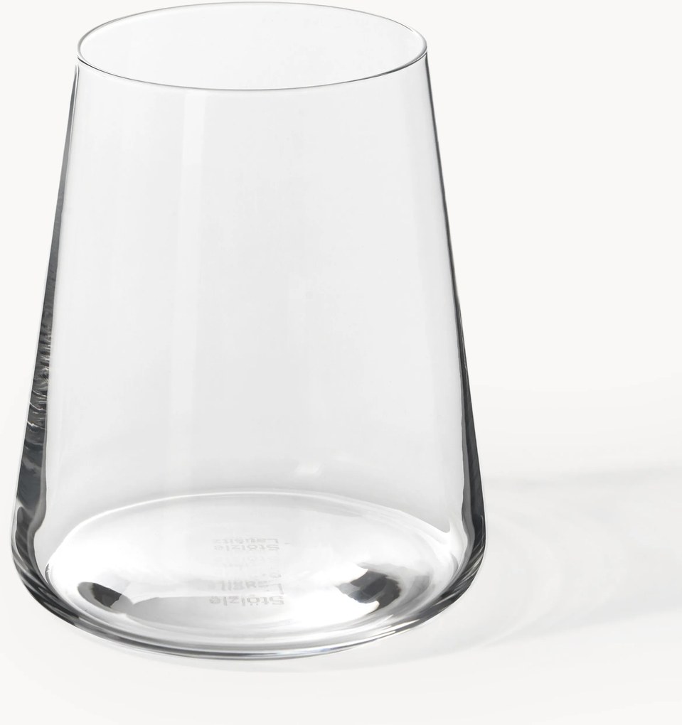 Kristallen conische glazen Power, 6-delig