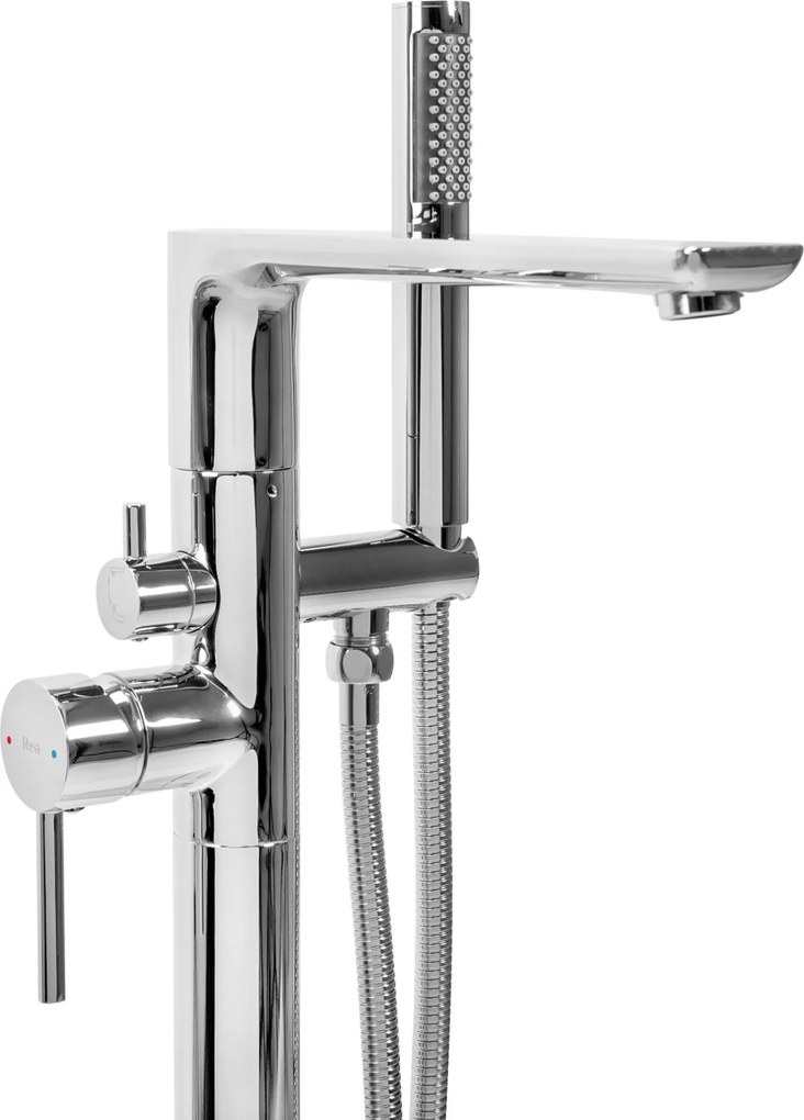 Vloeren badmengkraan Rea Flores Chrom