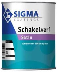 Sigma Schakelverf Satin - Wit - 1 l