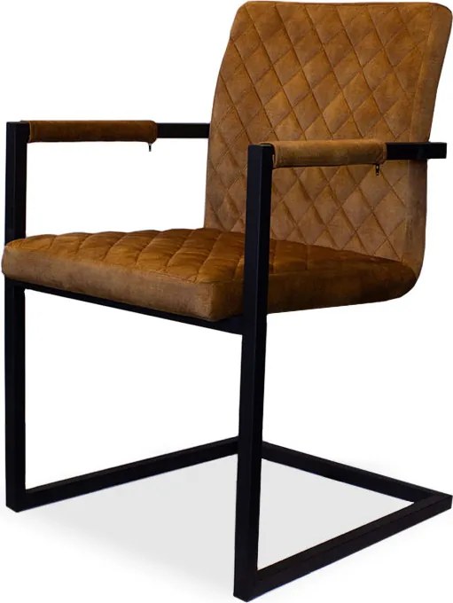 Eetkamerstoel - Rome - stof Adore Goud