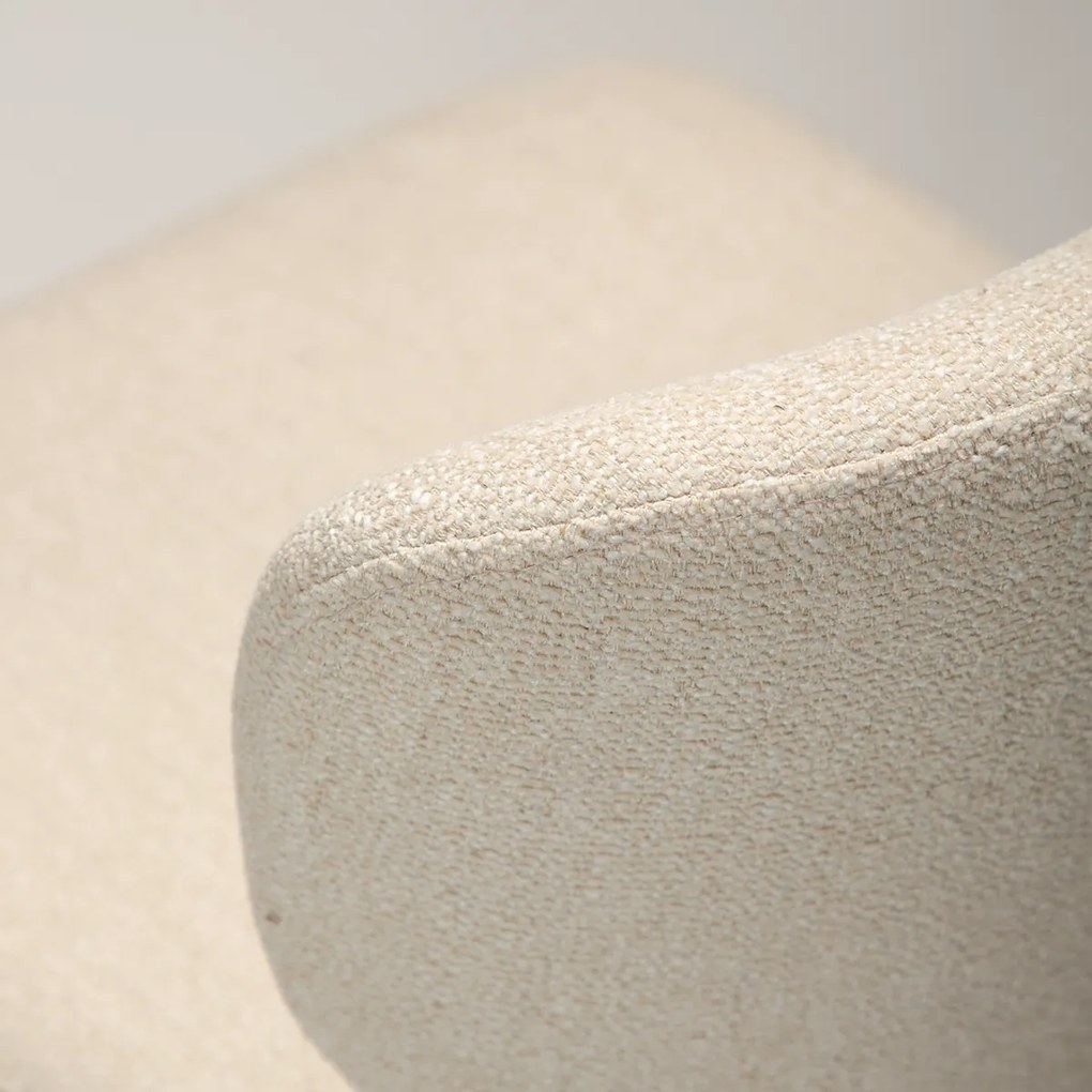 Dan-Form Glory Swivel Draaibare Barstoel Beige Boucle