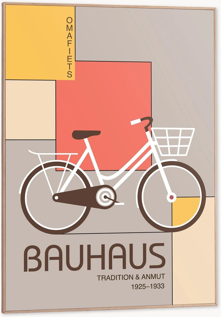 Ingelijste digitale print Bauhaus