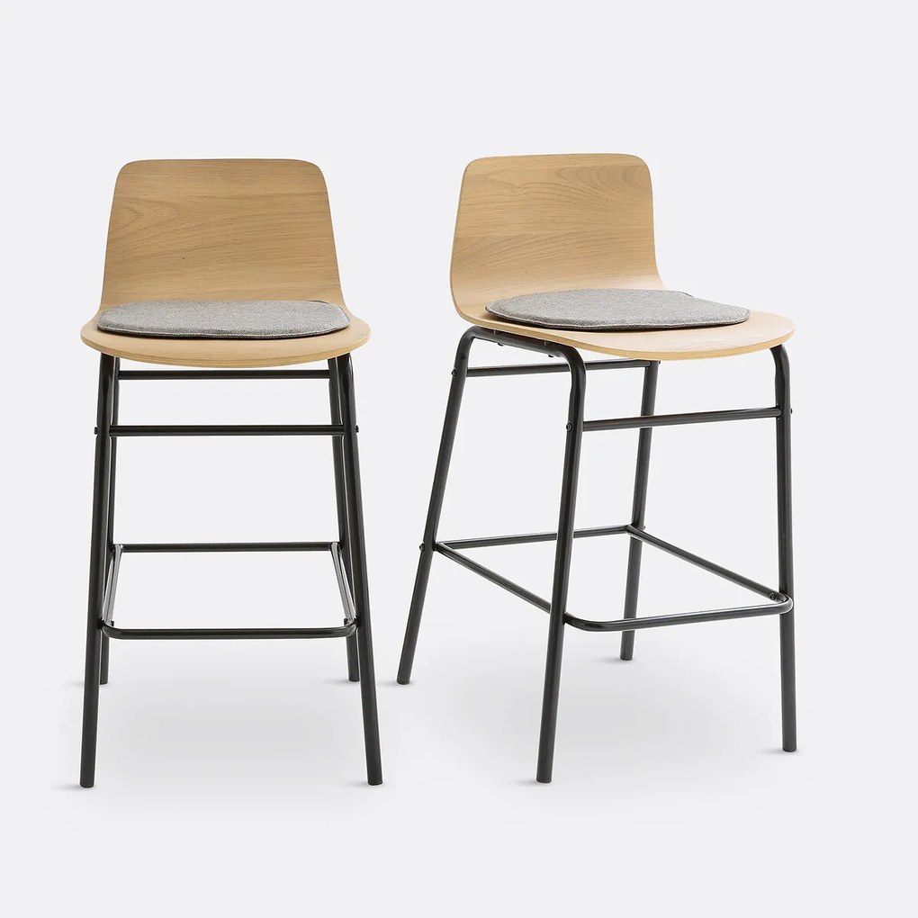 Set van halfhoge barstoelen, Blutante