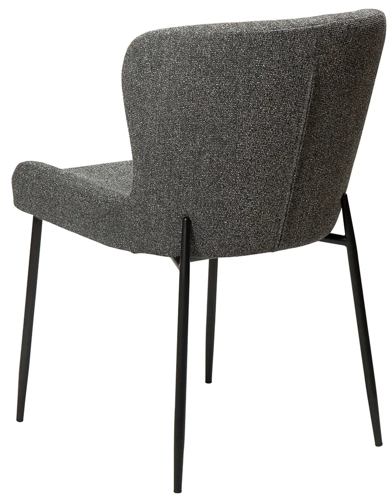 Dan-Form Glam Luxe Eetkamerstoel Boucle Grijs