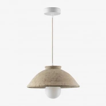Sainza Terracotta Plafondlamp Tapioca Beige & Ø32 Cm - Sklum