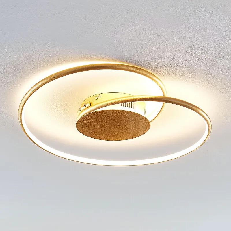 Joline LED plafondlamp, goud, 45 cm - lampen-24