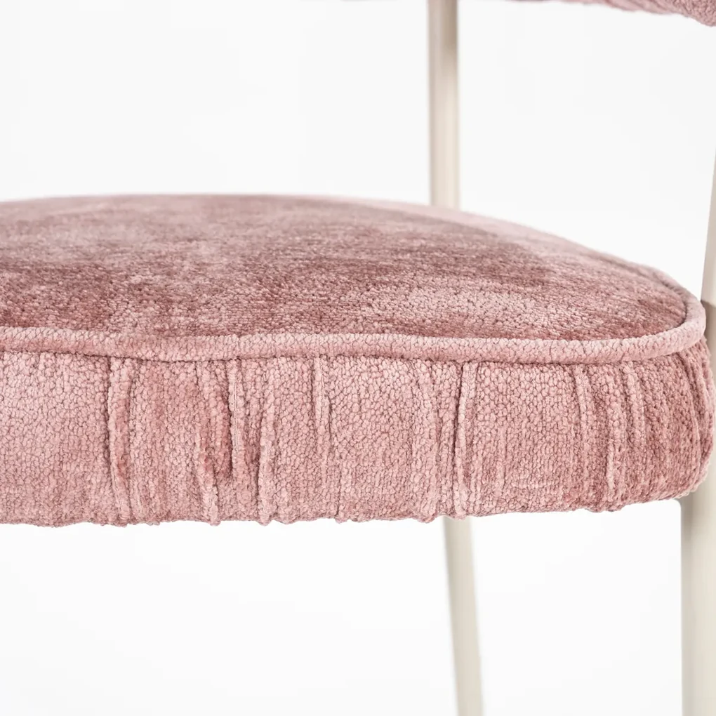 Eleonora Lizzy Roze Eetkamerstoel Klassiek Design