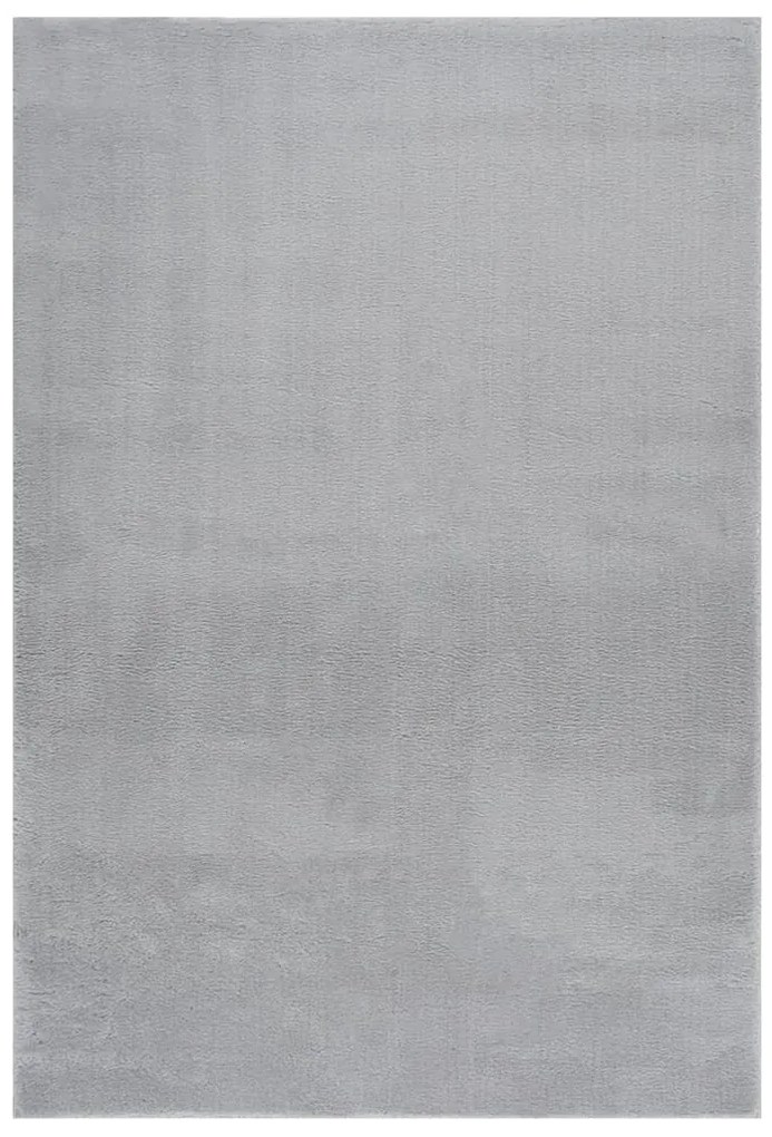 vidaXL Vloerkleed wasbaar zacht shaggy anti-slip 160x230 cm grijs
