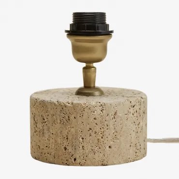 Orlena Tafellampvoet Van Natuursteen Travertine - Sklum