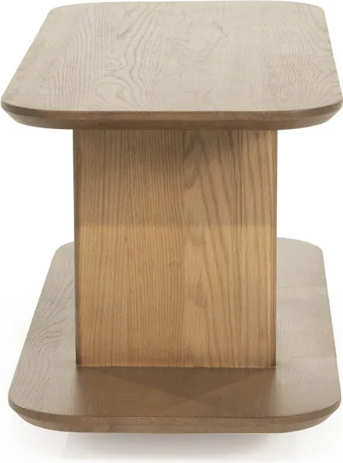 Design Bijzettafel Eikenhout Bruin - 90 X 40cm.