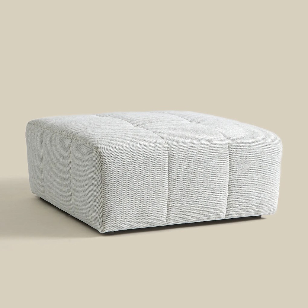 PEPP Interiors Wave Hocker Met Stiksels Ivoor