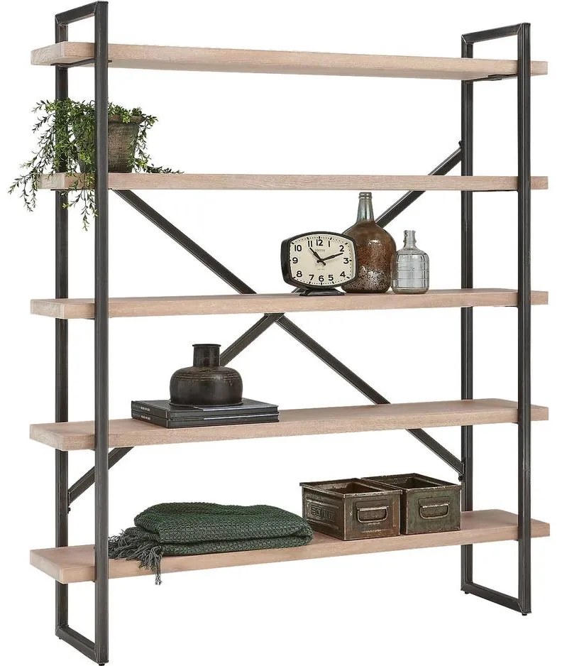 Goossens Wandmeubel Blake, Met 5 legplanken, 120 cm breed