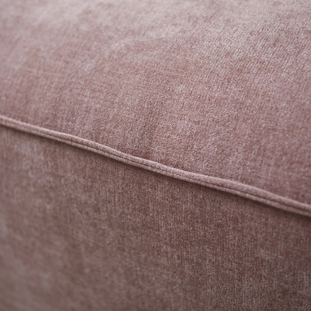 Bank Oud Roze Met Chaise Longue Links