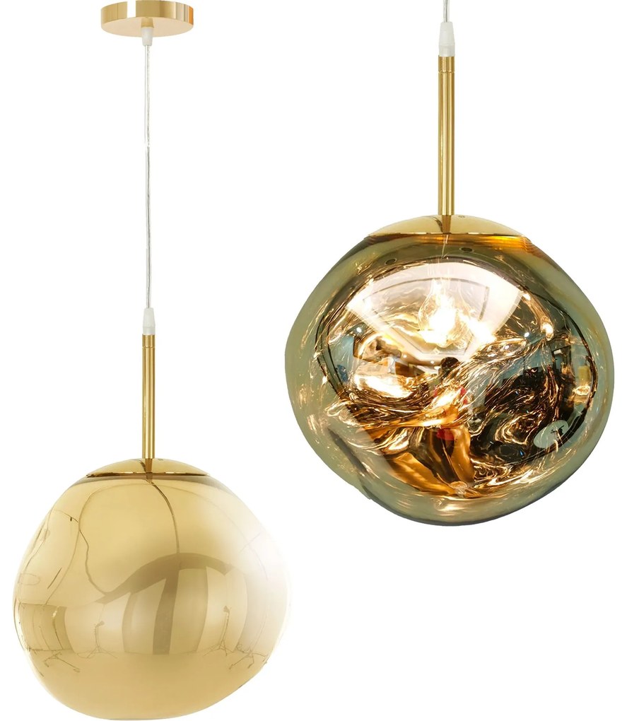 Hanglamp Glas Goud APP331-1CP