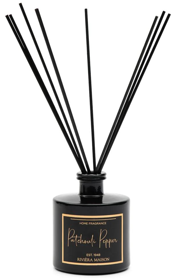 Rivièra Maison - RM Patchouli Pepper Fragrance Sticks - Kleur: zwart