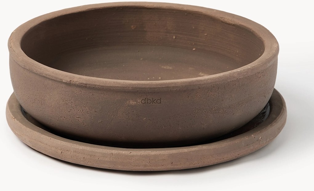 Outdoor bloempot Terra van terracotta, H 11 cm