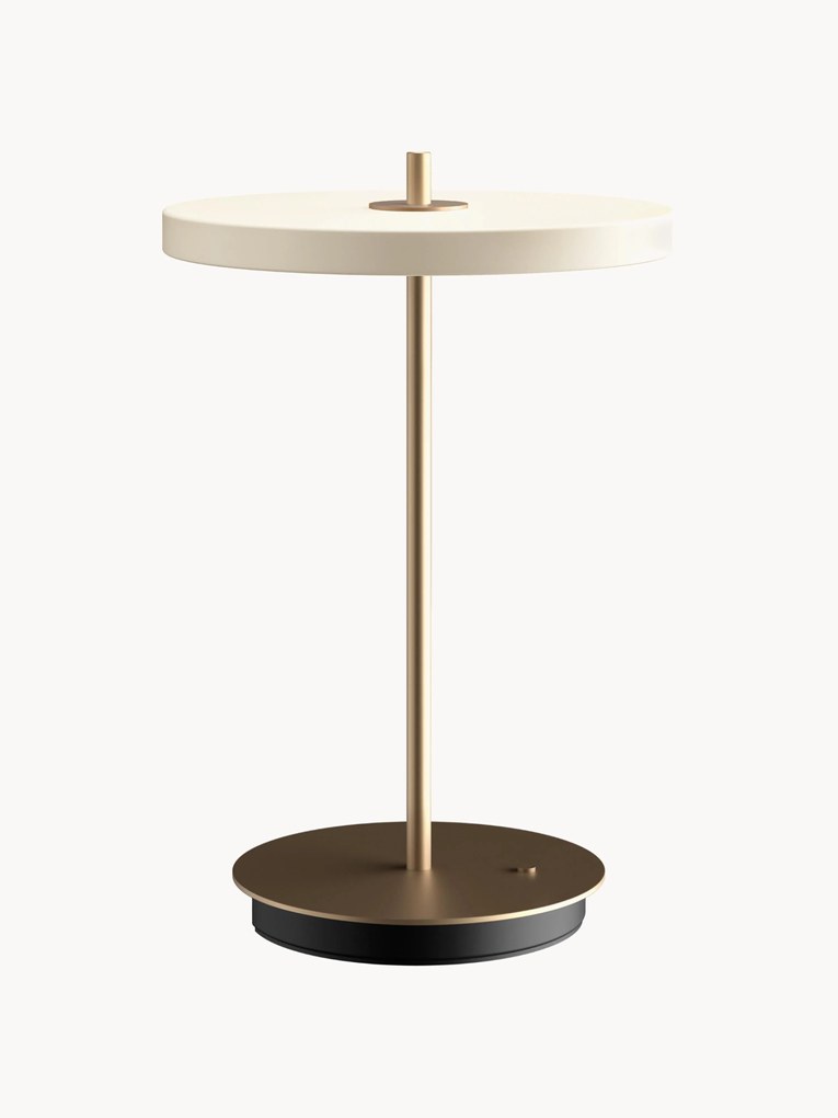 Kleine draagbare LED tafellamp Asteria Move, dimbaar