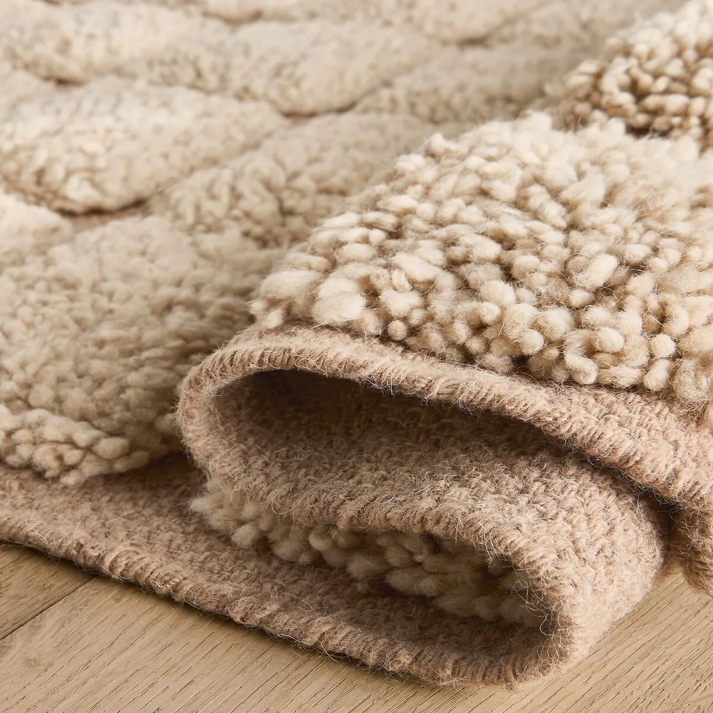 Handgeknoopt wollen vloerkleed, KARAH