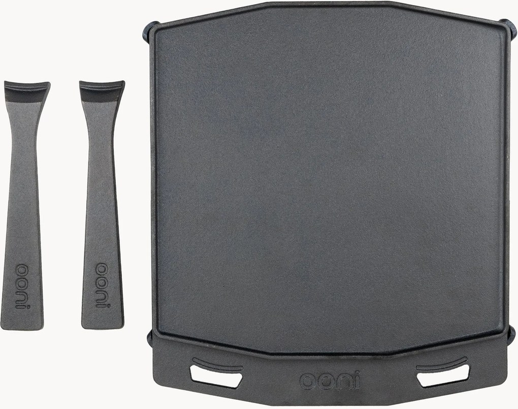 Dubbelzijdige gietijzeren bakplaat Grizzler Classic