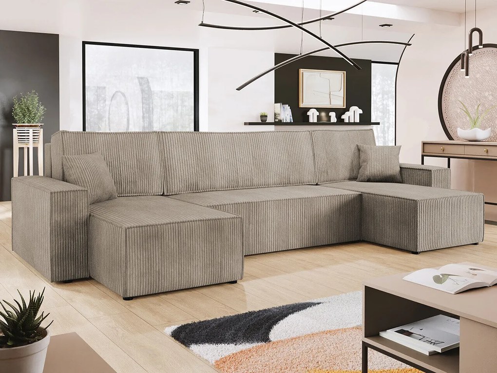 Hoekbank Shelton 101, Aanwezig, Aanwezig, 312x145x82cm, 112 kg, Poten: Kunststof