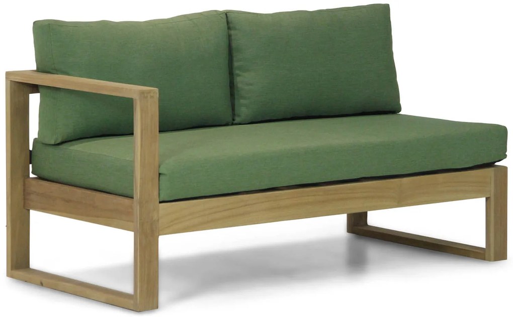 Hoek loungeset  Teak Old teak greywash 5 personen Garden Collections Newbury