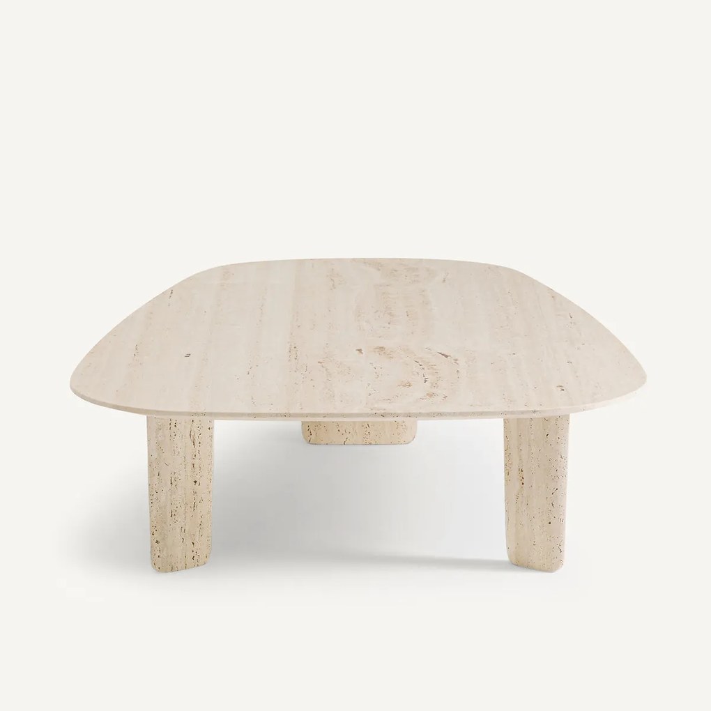 Salontafel in travertijn, Dolmena