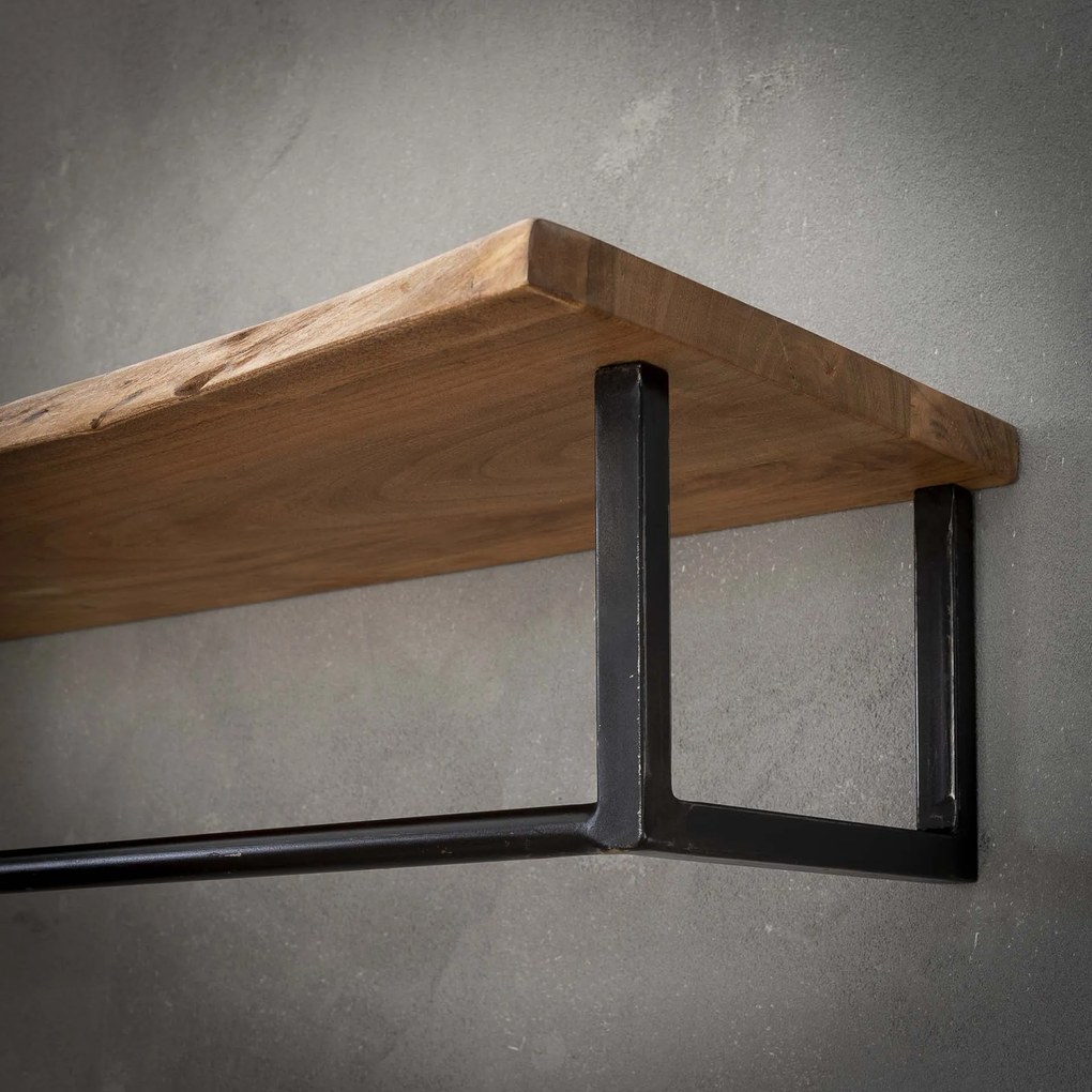 Houten Kapstok Met Hoedenplank