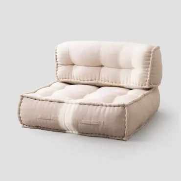 Modulaire Bank In Katoen Yebel Beige – Crème - Sklum