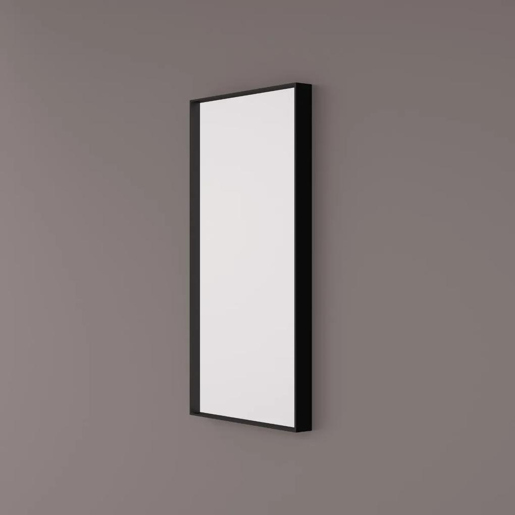 Hipp Design 9200 rechthoekige zwarte spiegel 35x80cm