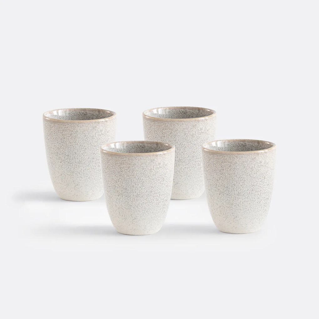 Set van 4 tassen in aardewerk, Soul