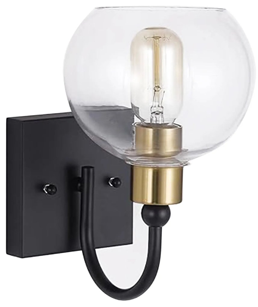 Wandlamp black gold APP1580-1W