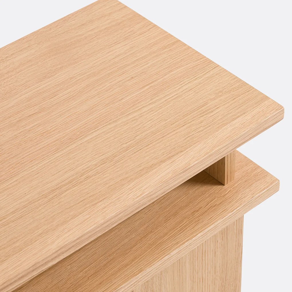 Laag dressoir met eikenfineer, ABAC