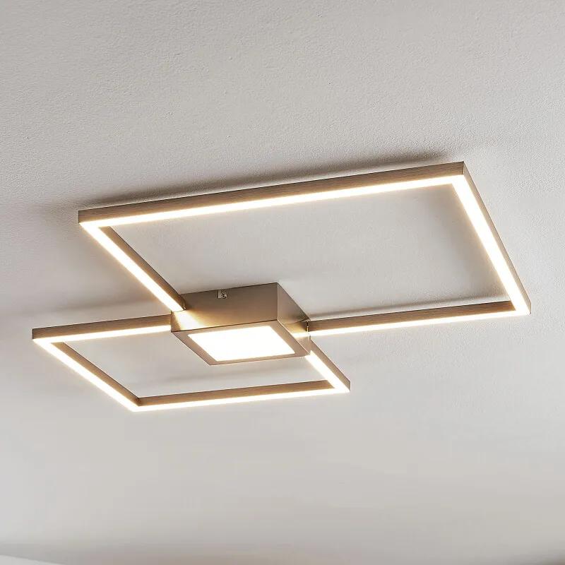 LED plafondlamp Duetto, vierkantjes - lampen-24